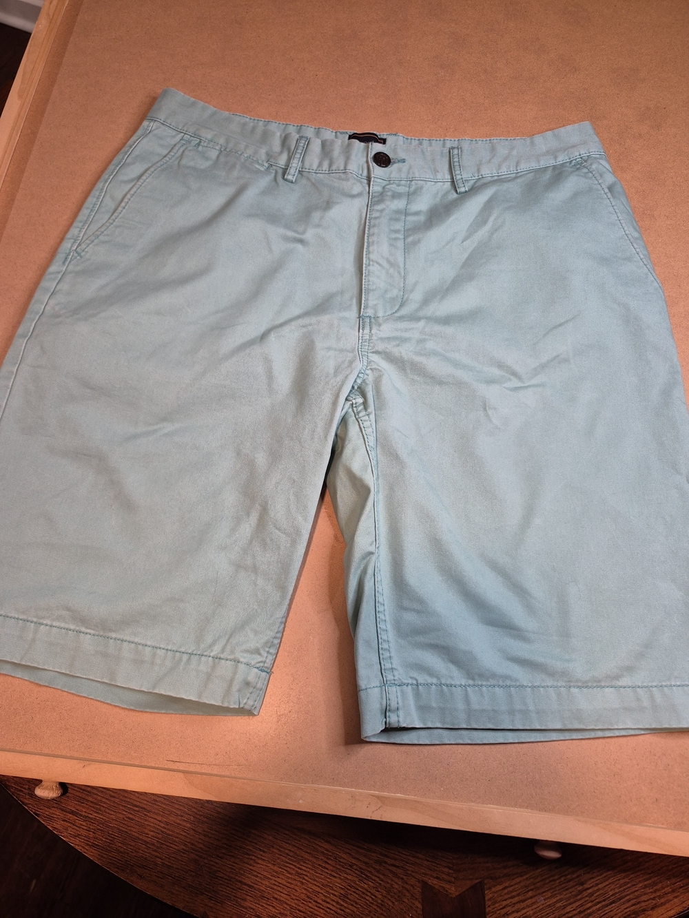 GAP Men’s Light Aqua Flat Front Chino Shorts 4543/7